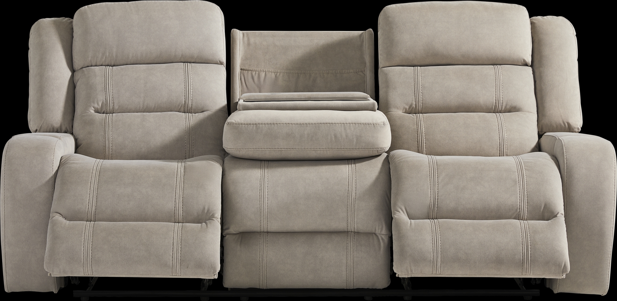 McKinley Beige Reclining Sofa - Thumbnail - Image 1