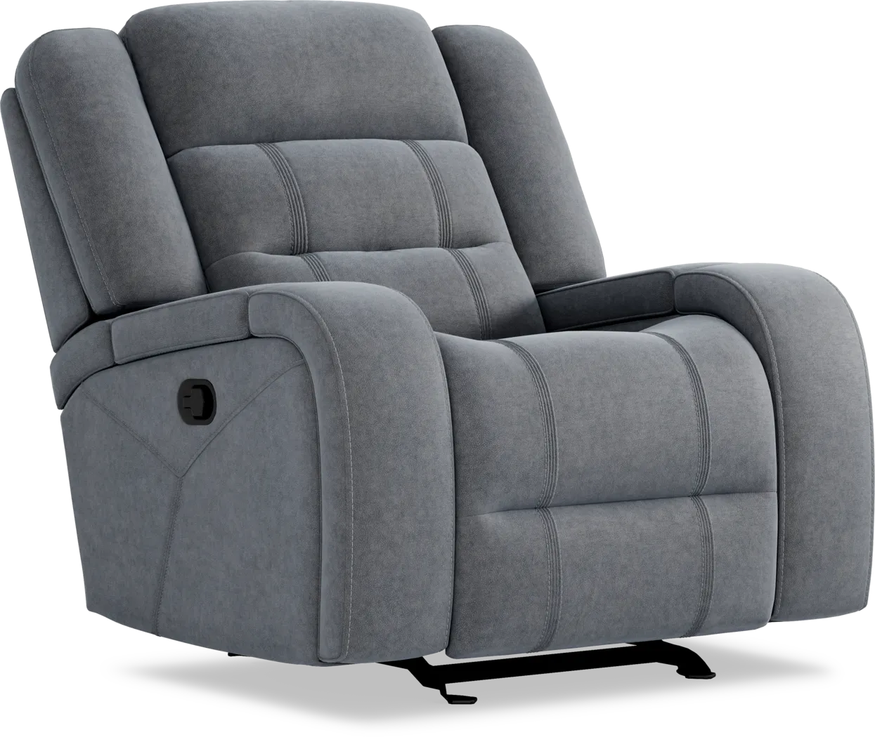 McKinley Graphite Glider Recliner - Thumbnail - Image 3
