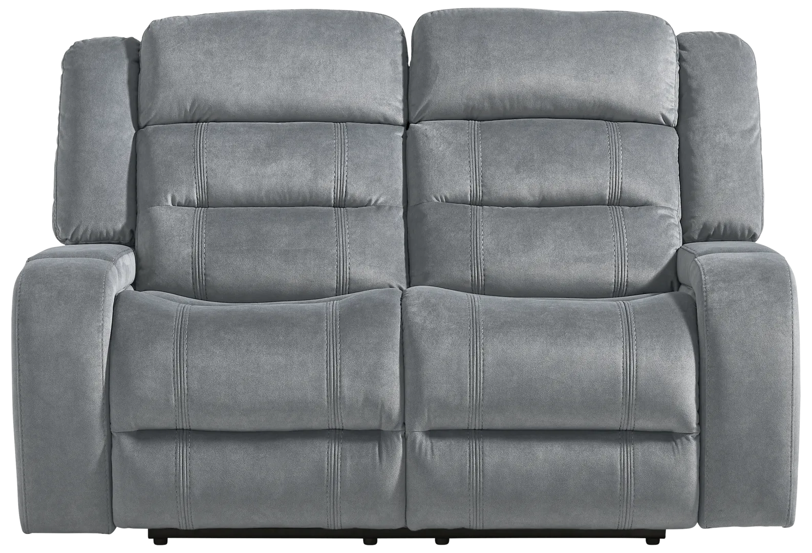 graphite stationary loveseat