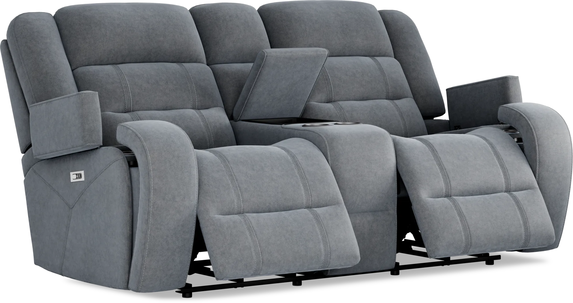 McKinley Graphite 2 Pc Power Reclining Living Room - Thumbnail - Image 18