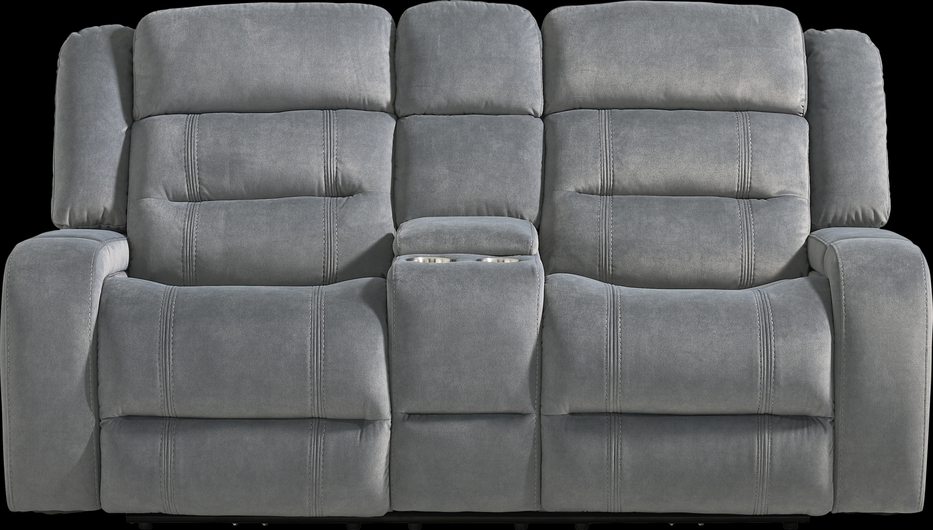McKinley Graphite Power Reclining Console Loveseat - Thumbnail - Image 3