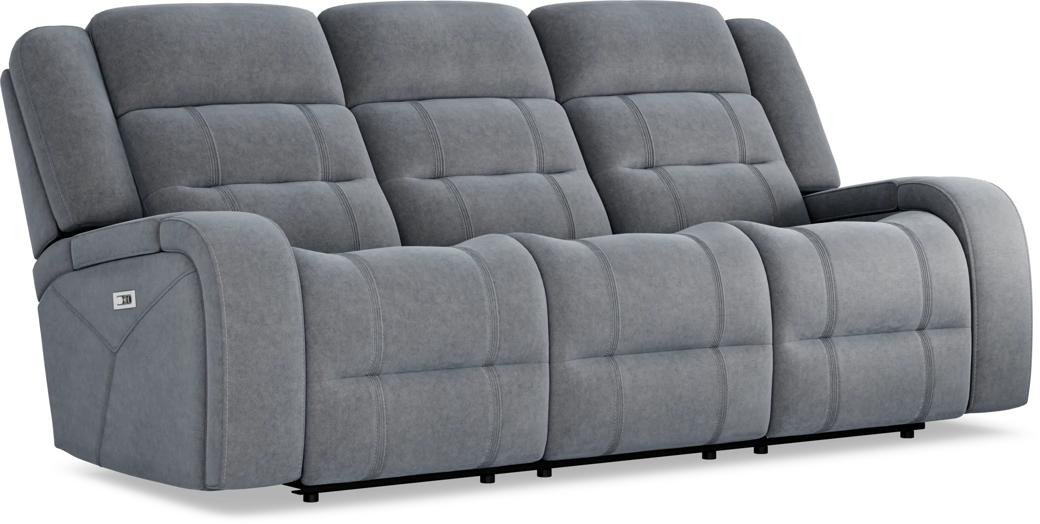 McKinley Graphite 2 Pc Power Reclining Living Room - Thumbnail - Image 4