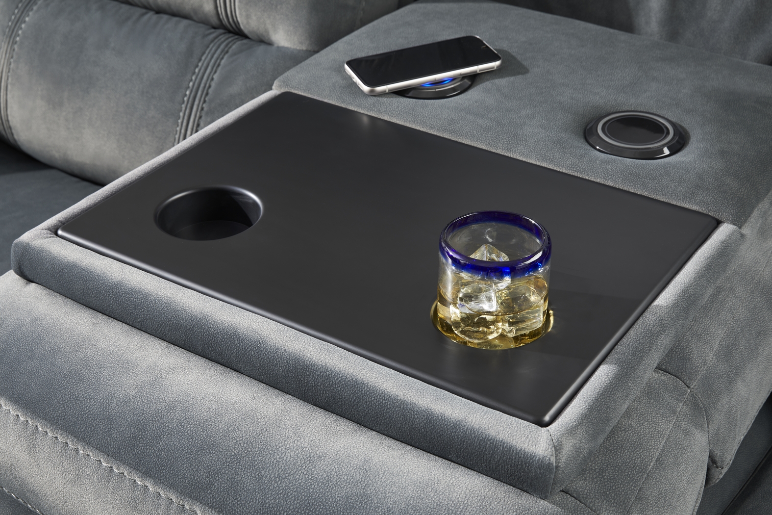 McKinley Graphite 5 Pc Power Reclining Living Room - Thumbnail - Image 6