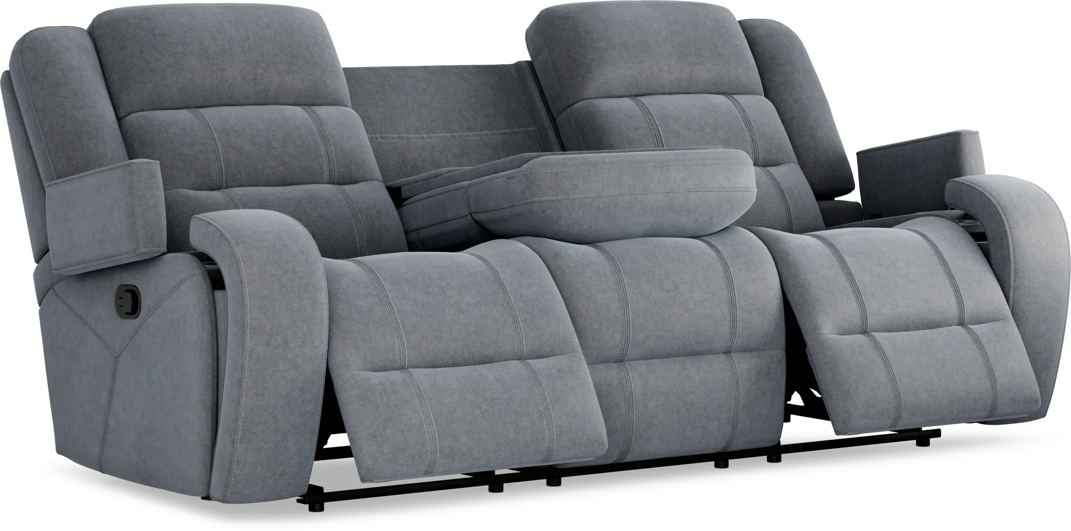 McKinley Graphite 8 Pc Power Reclining Living Room - Thumbnail - Image 5