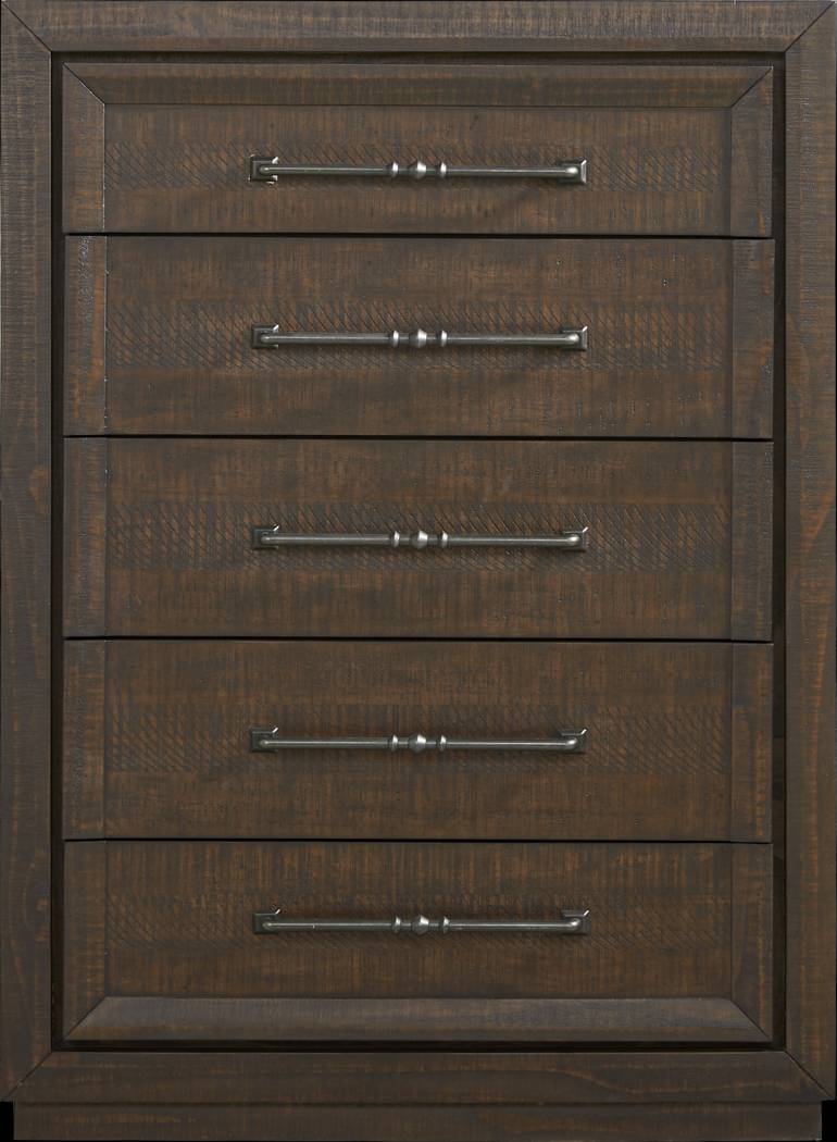 Mckinnon Dark Brown 5 Pc Queen Platform Bedroom - Thumbnail - Image 3