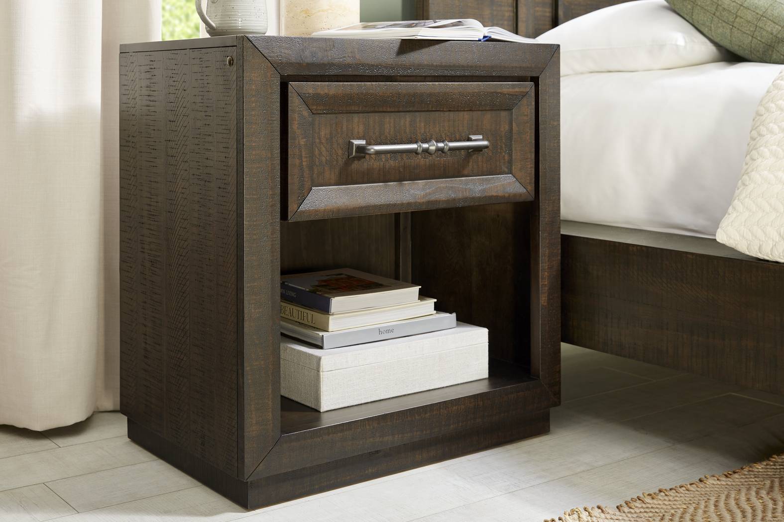 Mckinnon Dark Brown 5 Pc Queen Platform Bedroom - Thumbnail - Image 6