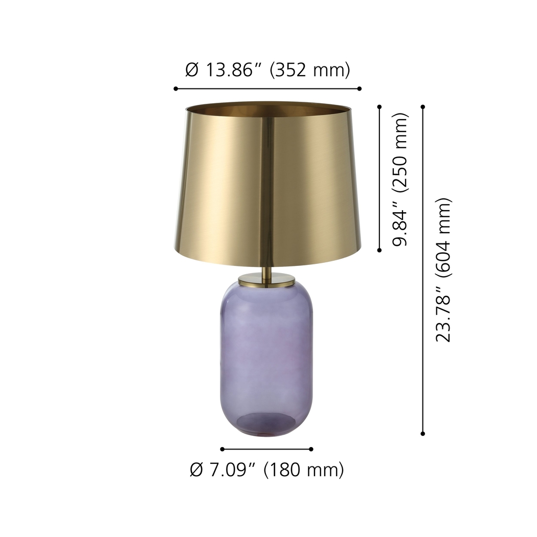 Mclean Road Purple Lamp - Thumbnail - Image 6