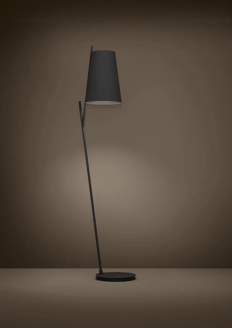 Mcquade Boulevard Black Floor Lamp - Thumbnail - Image 2