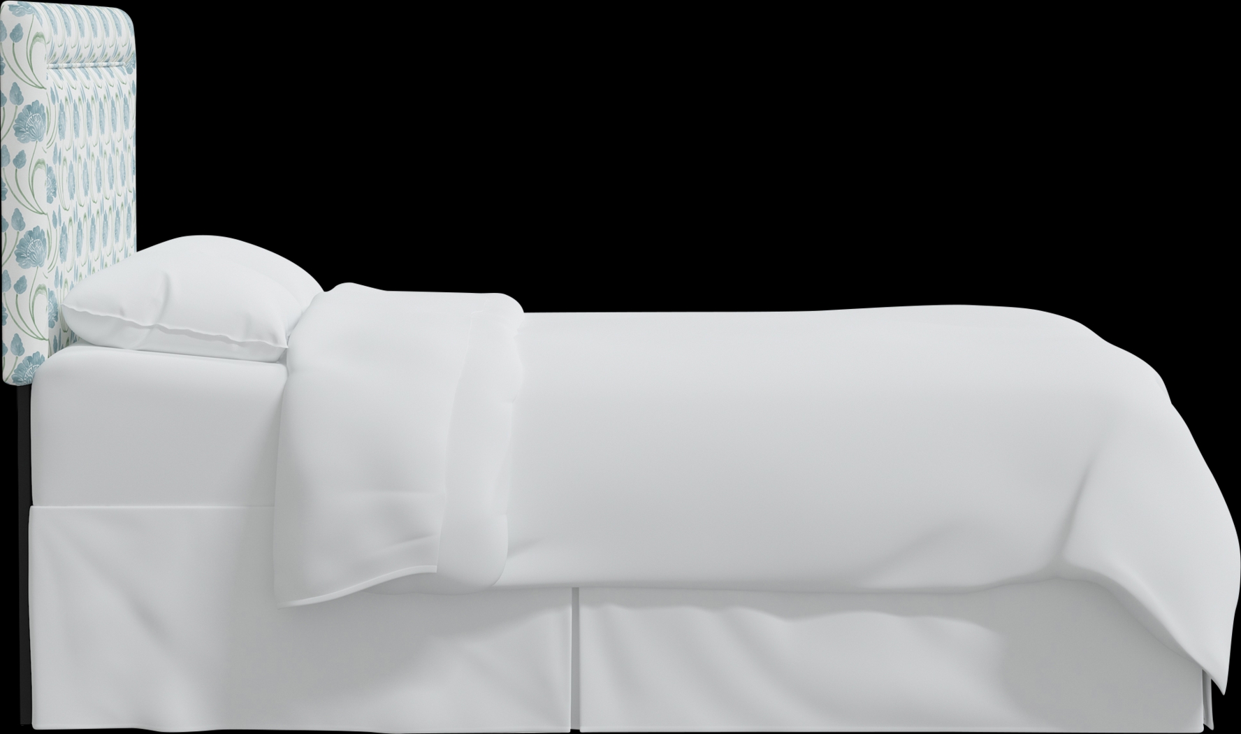 Meadow Breeze Sage Full Upholstered Headboard - Thumbnail - Image 3