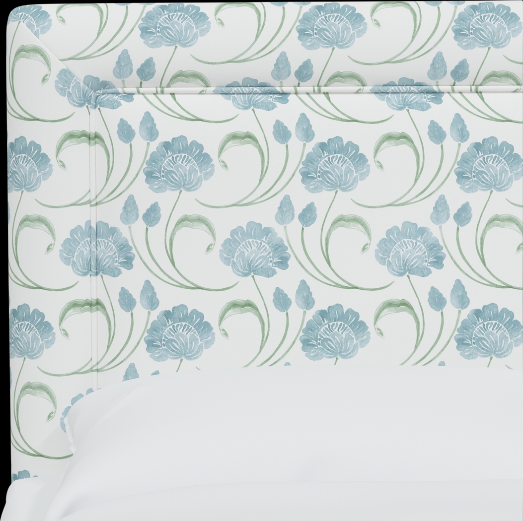 Meadow Breeze Sage King Upholstered Headboard - Thumbnail - Image 4