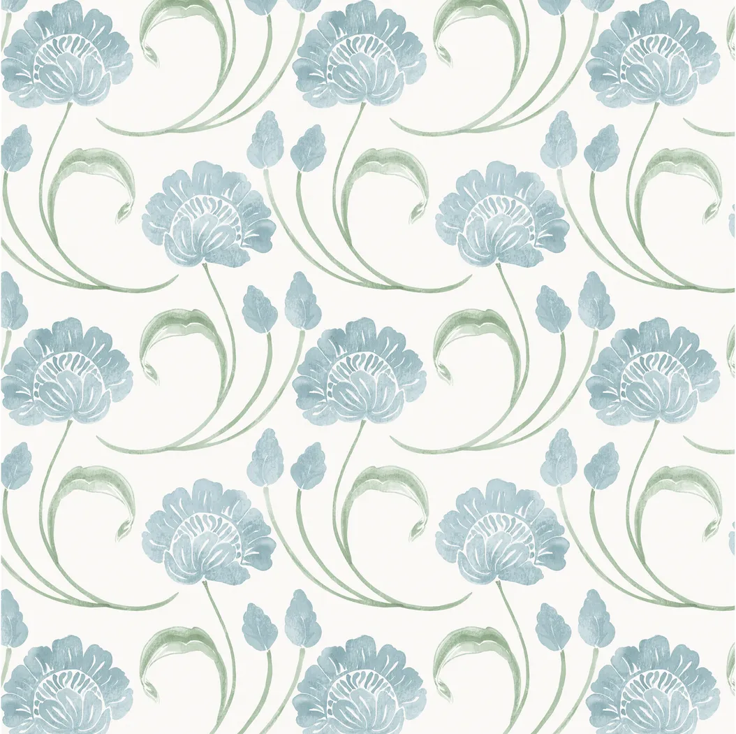 Meadow Breeze Sage King Upholstered Headboard - Image 5