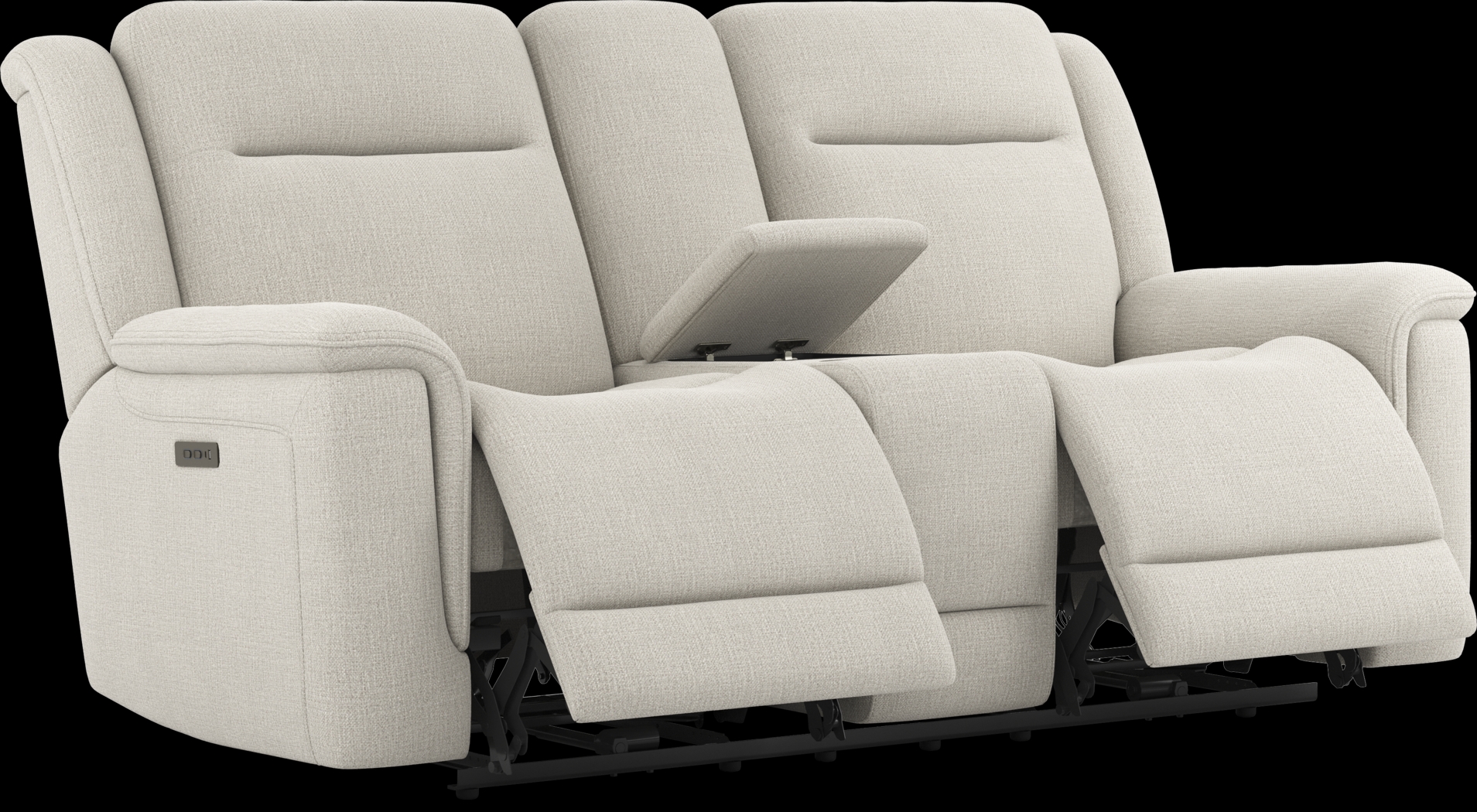 Meadow Park Cement 7 Pc Dual Power Reclining Living Room - Thumbnail - Image 11