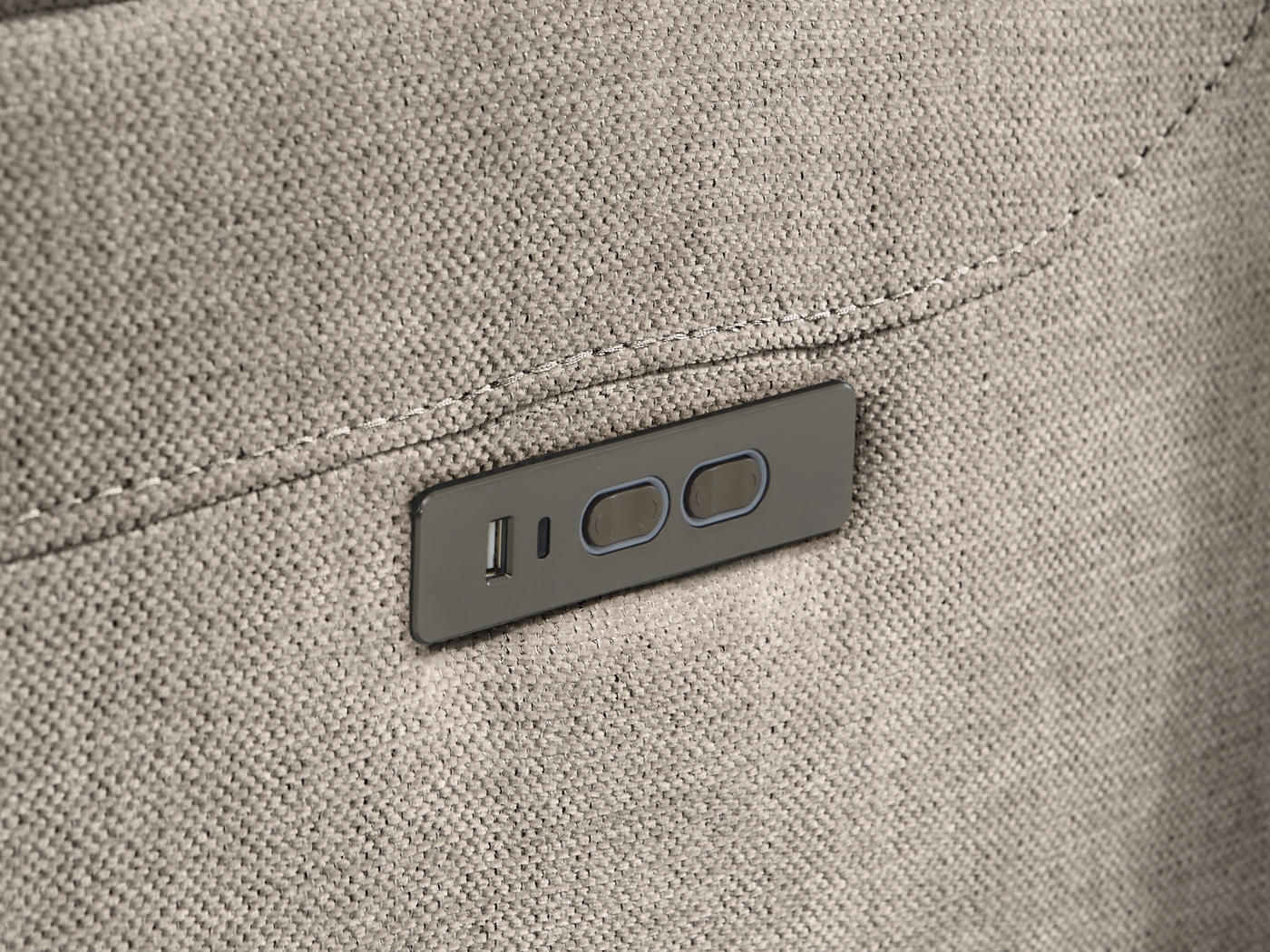 Meadow Park Cement 7 Pc Dual Power Reclining Living Room - Thumbnail - Image 5