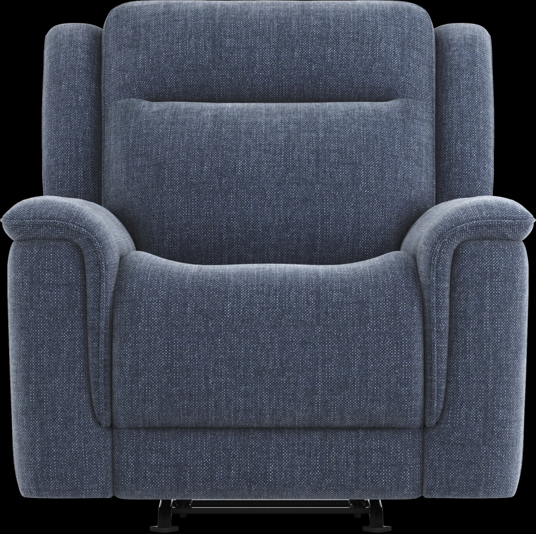 Meadow Park Cobalt Glider Recliner - Thumbnail - Image 3