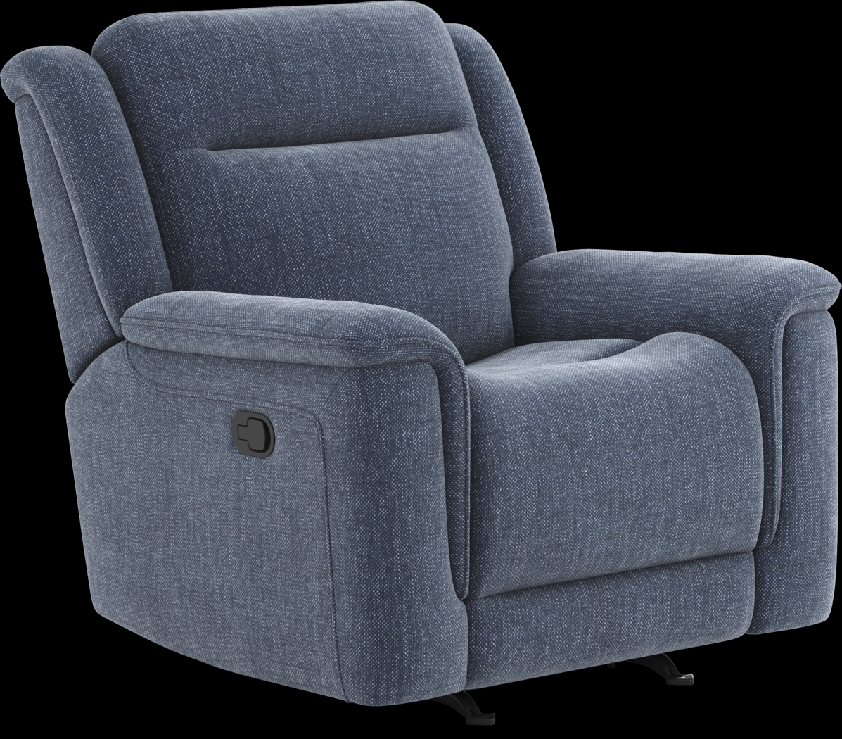 Meadow Park Cobalt Glider Recliner - Thumbnail - Image 4