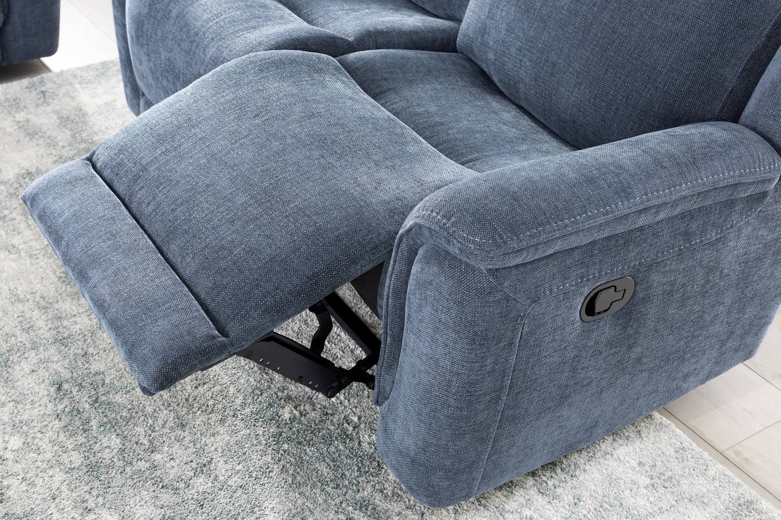 Meadow Park Cobalt 5 Pc Living Room with Dual Power Reclining Sofa - Thumbnail - Image 13