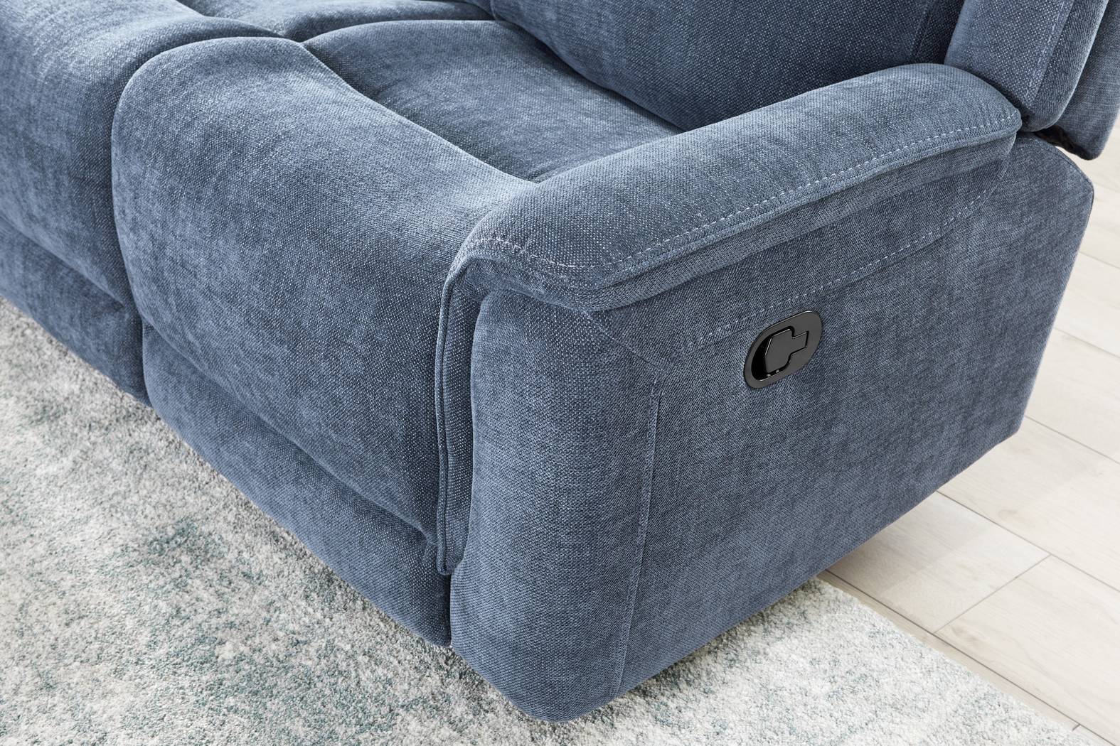 Meadow Park Cobalt 5 Pc Living Room with Dual Power Reclining Sofa - Thumbnail - Image 14