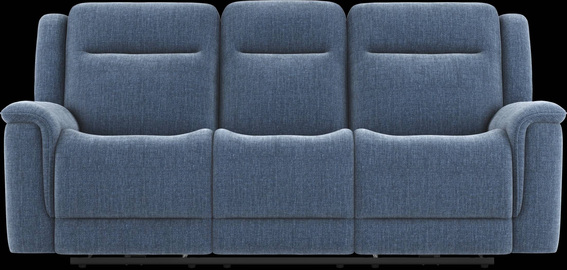 Meadow Park Cobalt Reclining Sofa - Thumbnail - Image 1