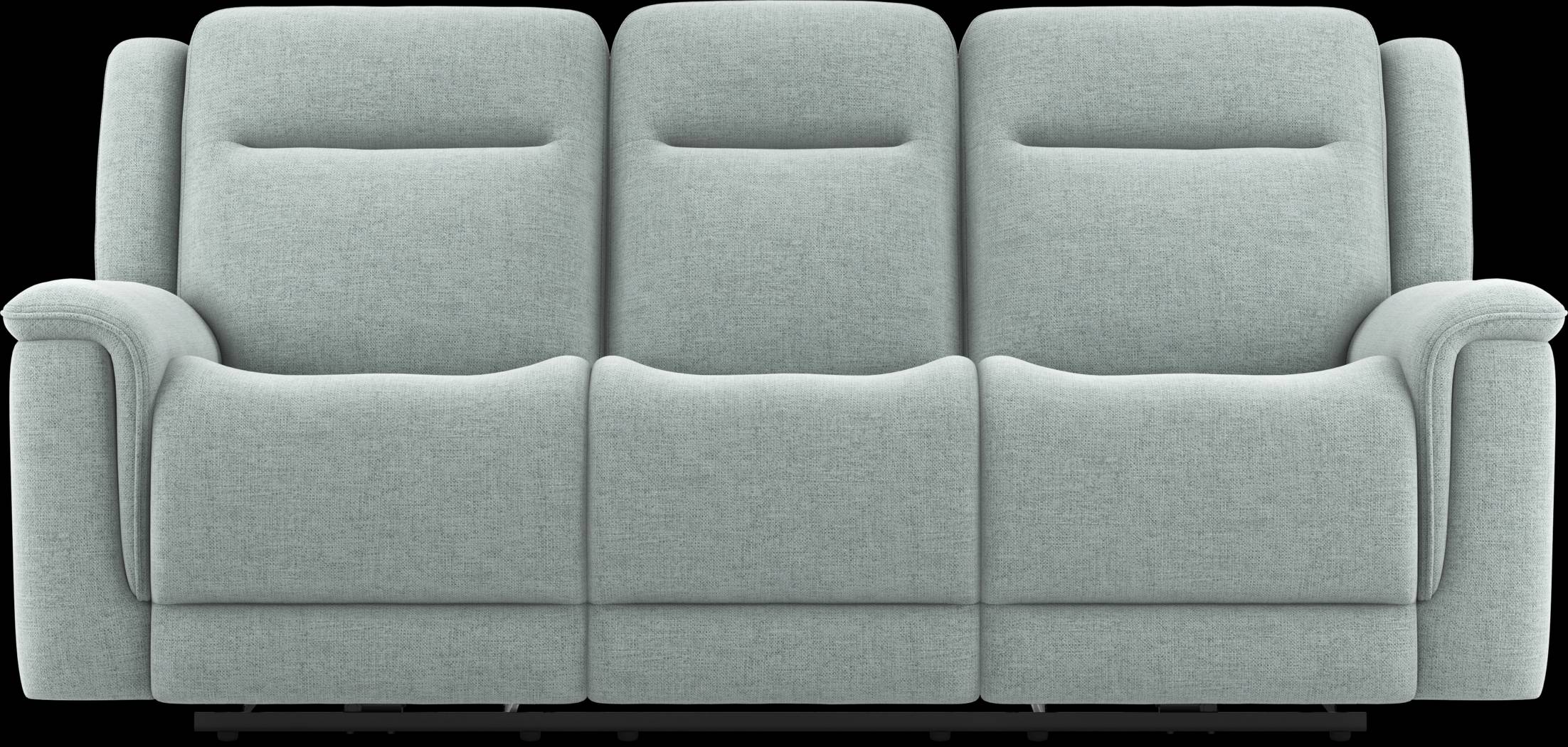 Meadow Park Seafoam Dual Power Reclining Sofa - Thumbnail - Image 1
