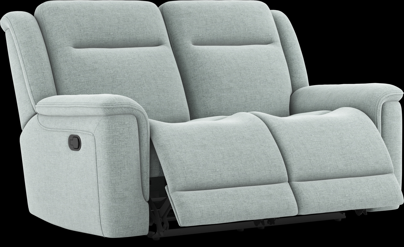 Meadow Park Seafoam Reclining Loveseat - Thumbnail - Image 3