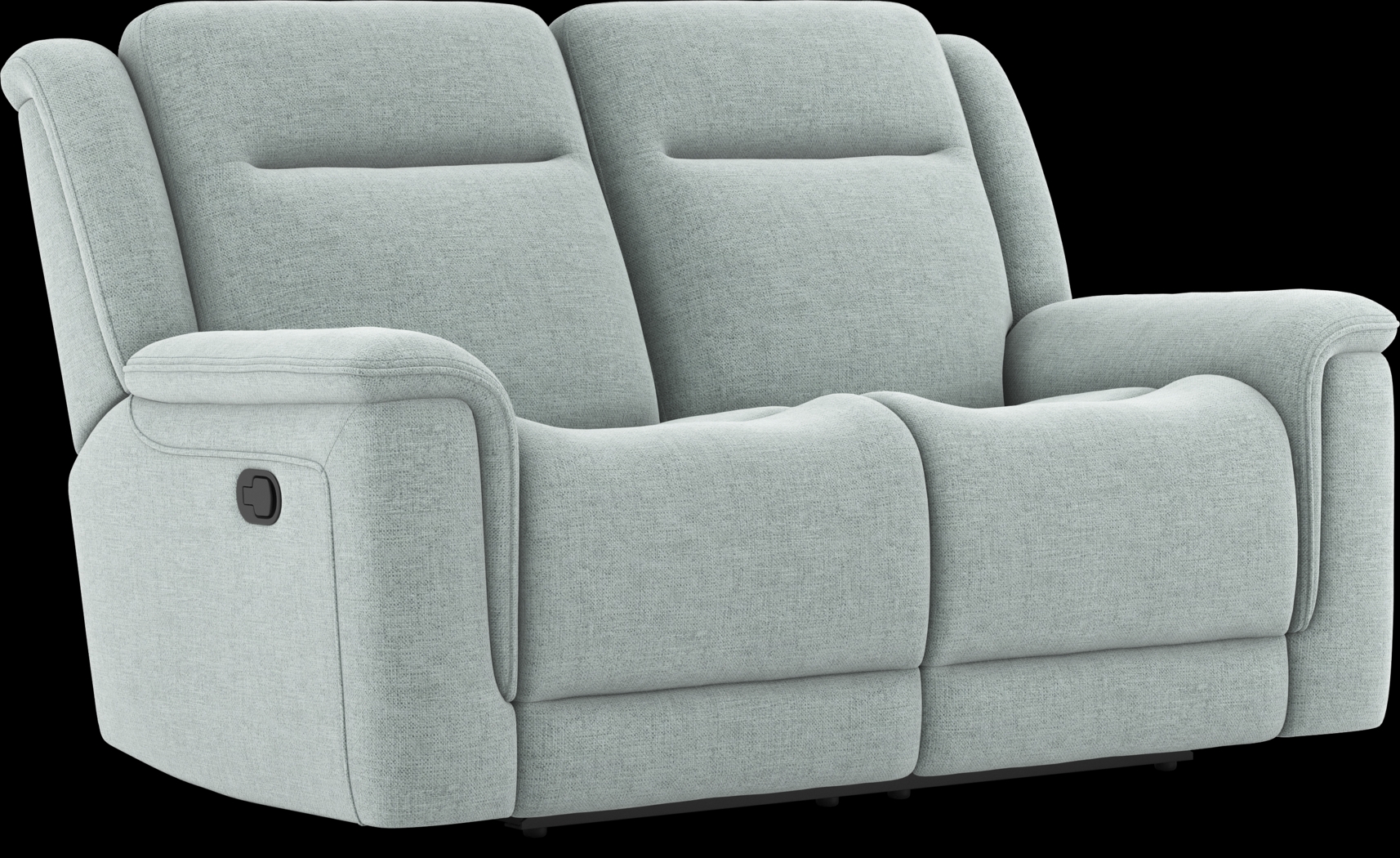 Meadow Park Seafoam Reclining Loveseat - Thumbnail - Image 4