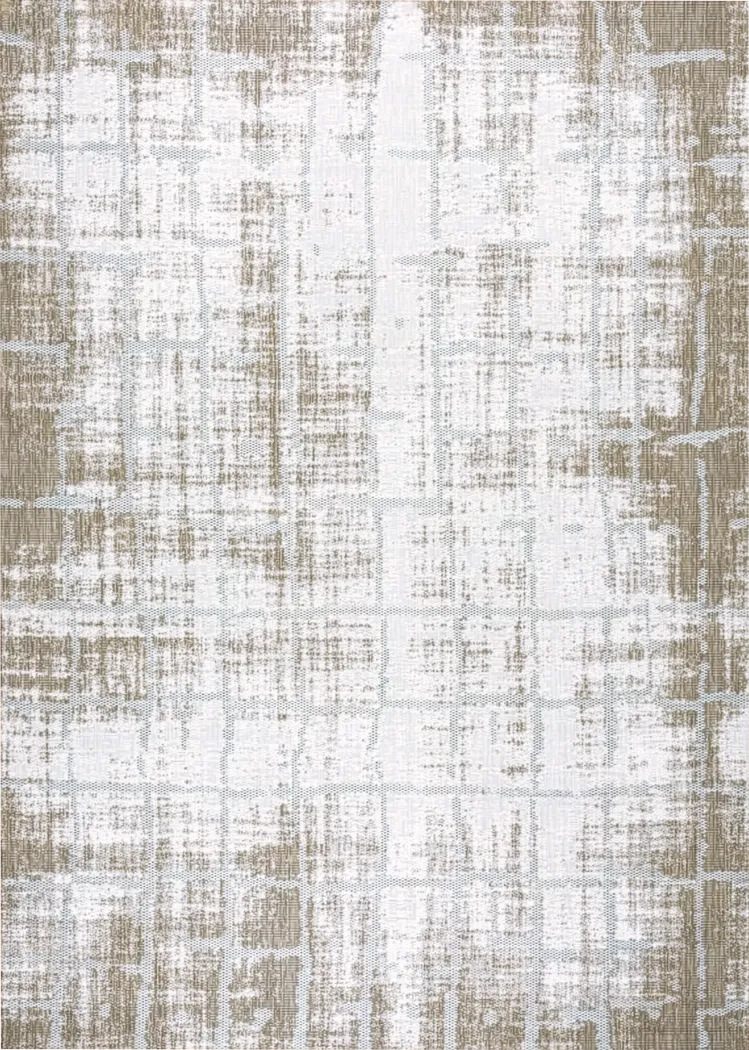 Meadowscape Sand 5'3 x 7'6 Indoor/Outdoor Rug - Thumbnail - Image 1