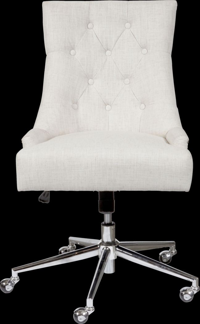 Mearns Beige Office Chair - Thumbnail - Image 1