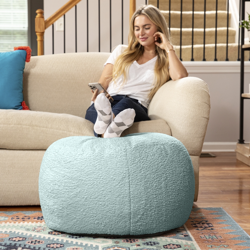 Meashi Green Shealing Pouf - Thumbnail - Image 3