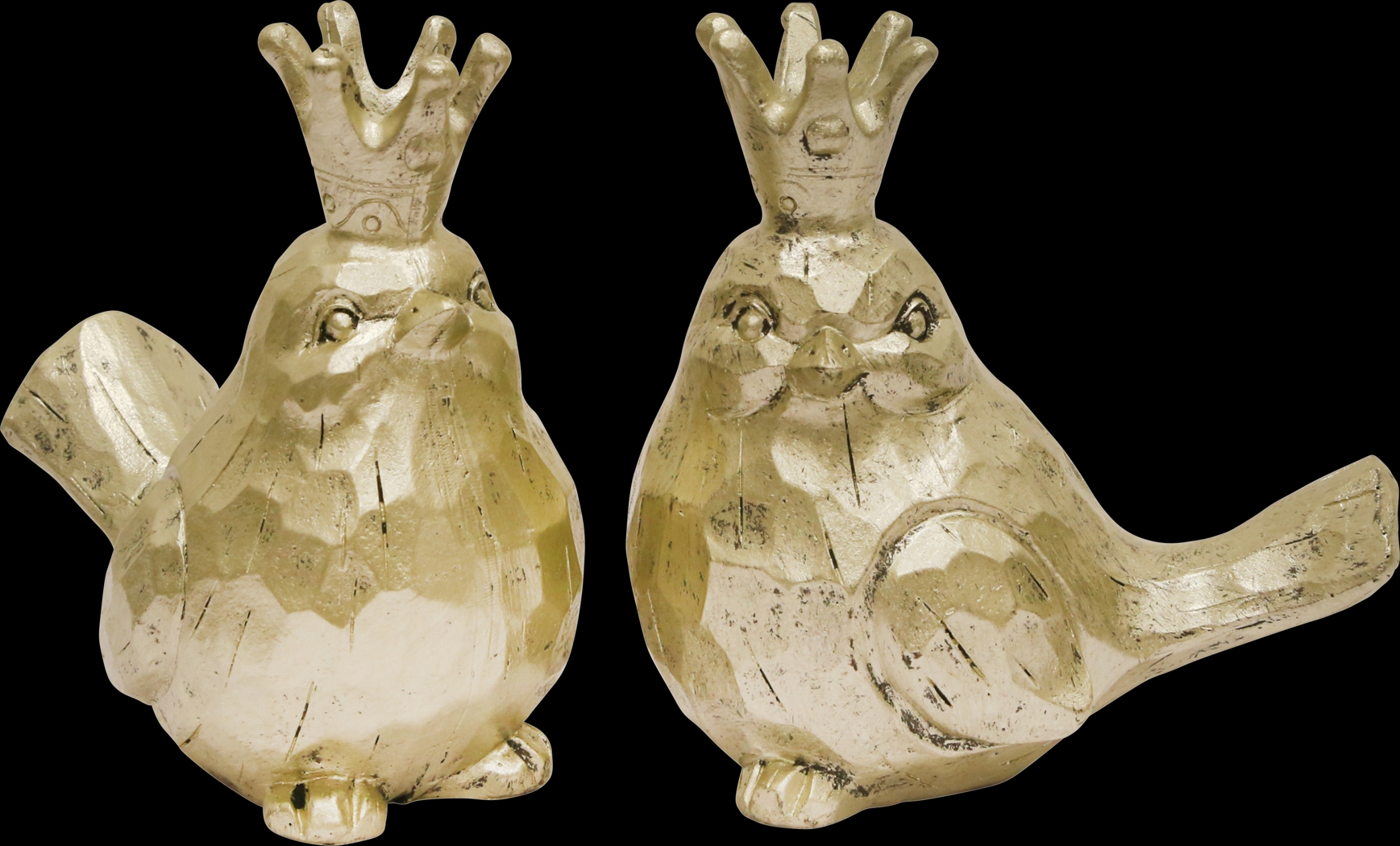 Mecklenberg Gold Figurine, Set of 2 - Thumbnail - Image 1