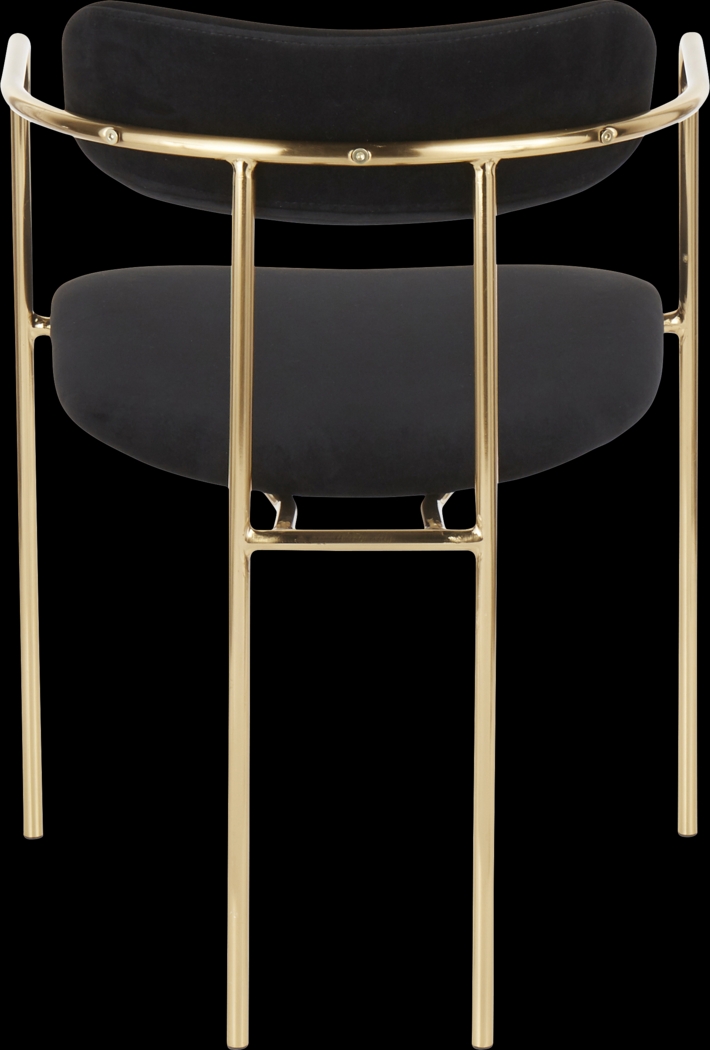 Meckling Black Arm Chair, Set of 2 - Thumbnail - Image 5