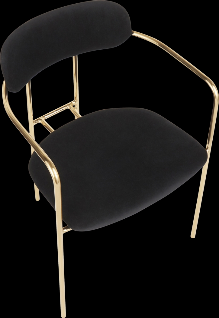 Meckling Black Arm Chair, Set of 2 - Thumbnail - Image 7