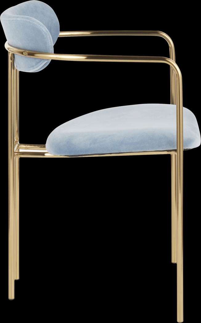 Meckling Blue Arm Chair, Set of 2 - Thumbnail - Image 3