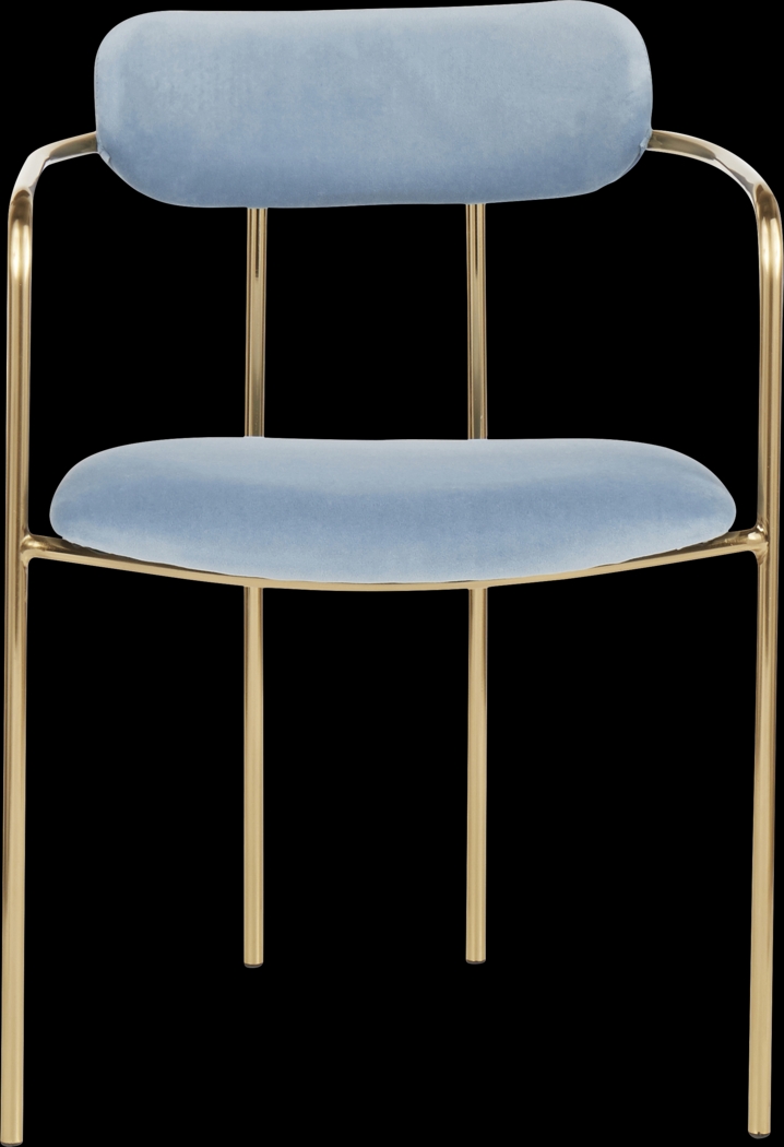 Meckling Blue Arm Chair, Set of 2 - Thumbnail - Image 6