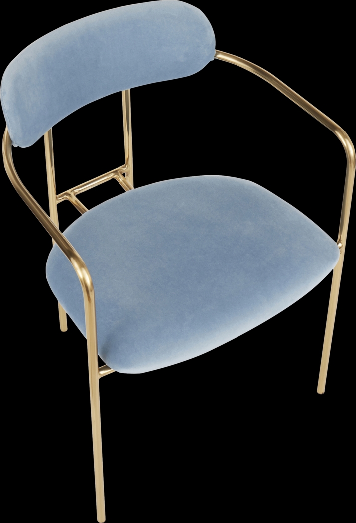 Meckling Blue Arm Chair, Set of 2 - Thumbnail - Image 7