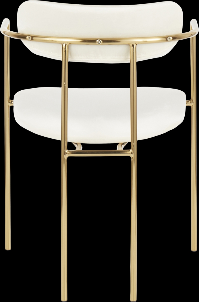 Meckling Cream Arm Chair, Set of 2 - Thumbnail - Image 5