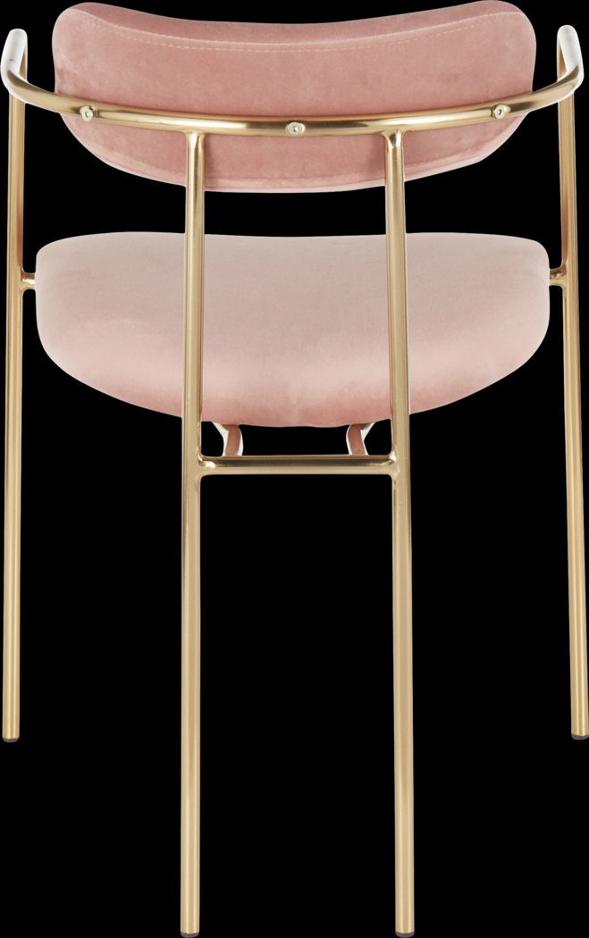 Meckling Pink Arm Chair, Set of 2 - Thumbnail - Image 5