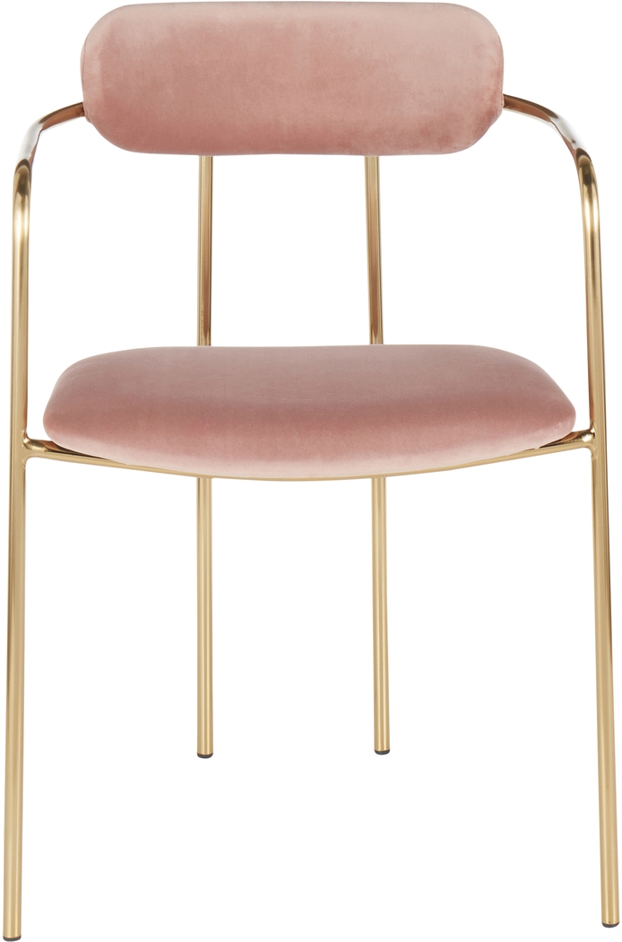 Meckling Pink Arm Chair, Set of 2 - Thumbnail - Image 6