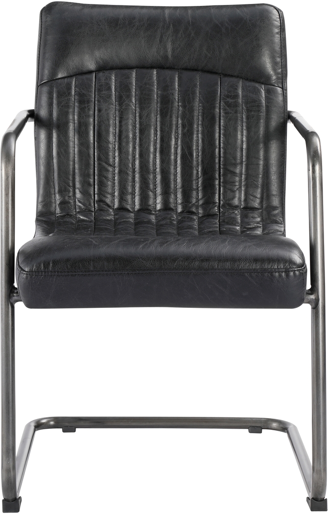 Medill Black Arm Chair, Set of 2 - Thumbnail - Image 2