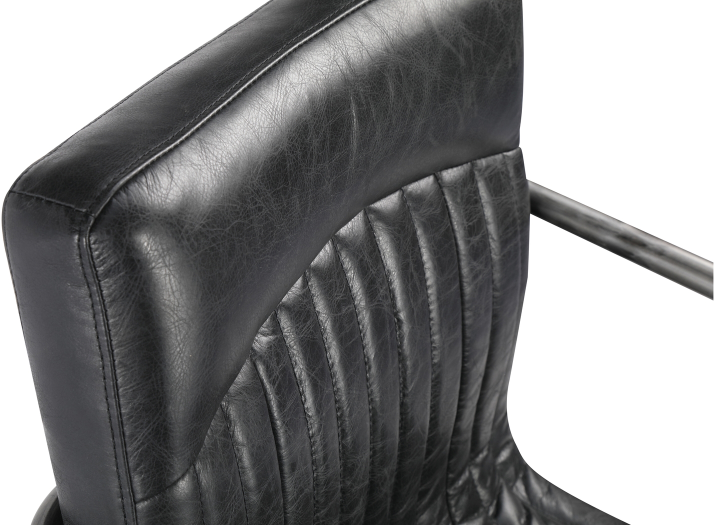 Medill Black Arm Chair, Set of 2 - Thumbnail - Image 5