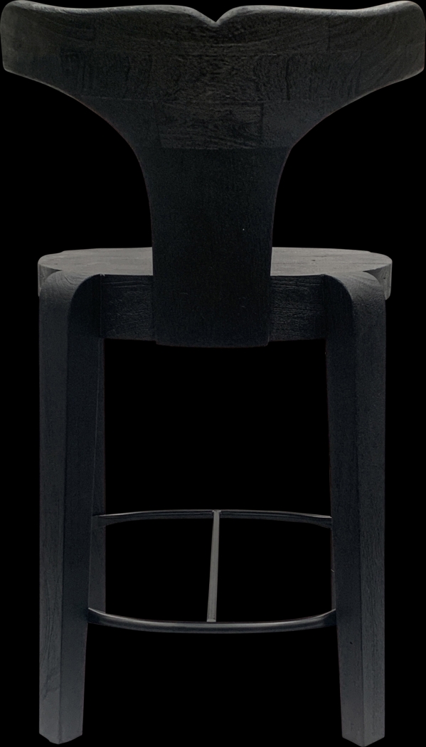 Meding Black Counter Height Stool - Thumbnail - Image 3