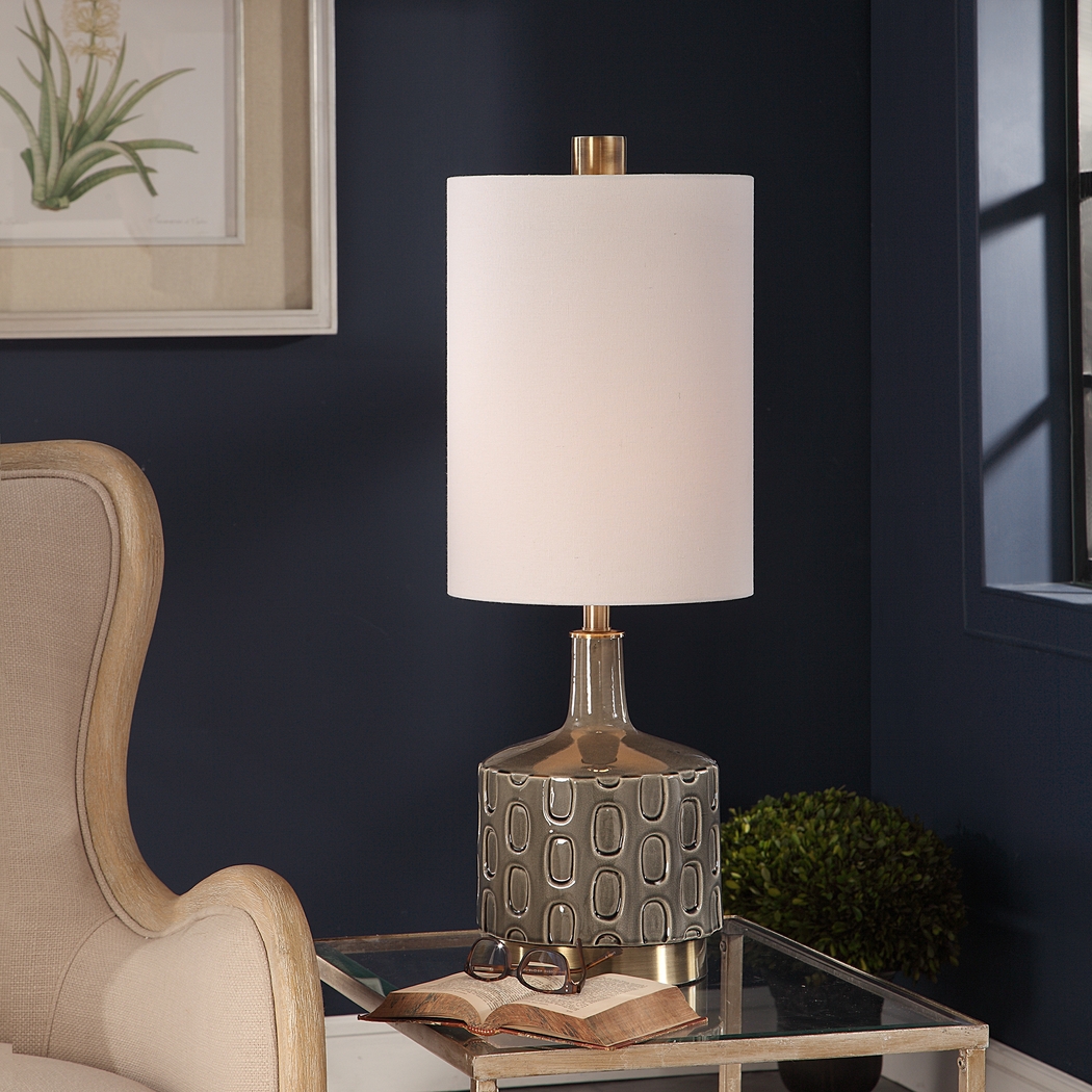 Medwell Alley Gray Lamp - Thumbnail - Image 2