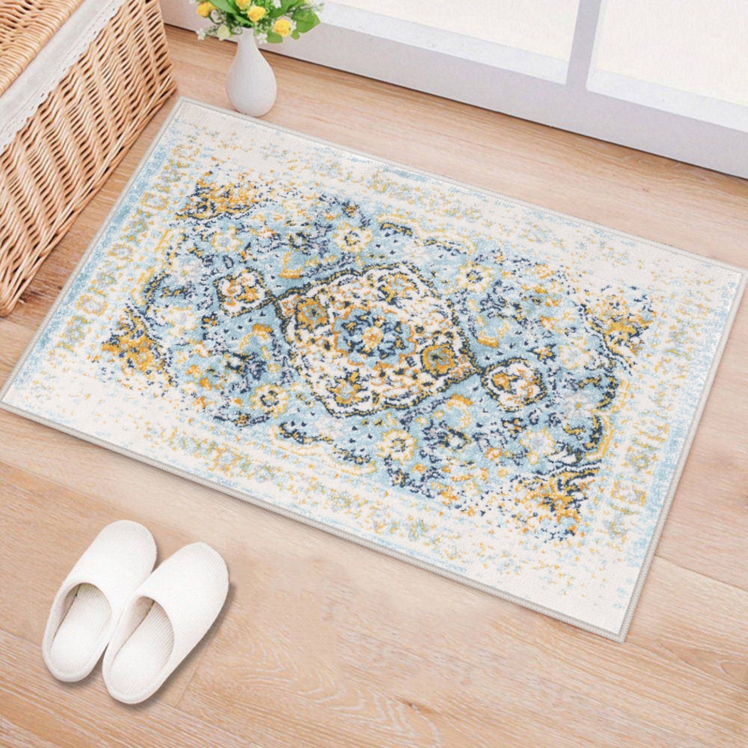 Meelan Blue 2' x 3' Rug - Thumbnail - Image 2
