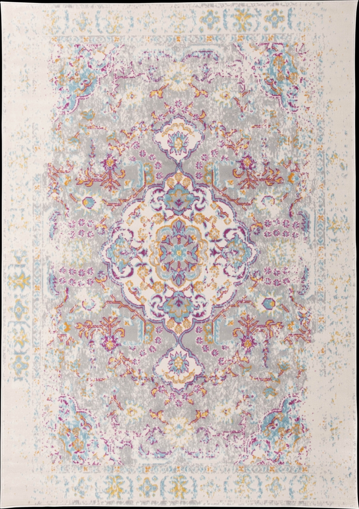 Meelan Gray 8' x 10' Rug - Thumbnail - Image 1
