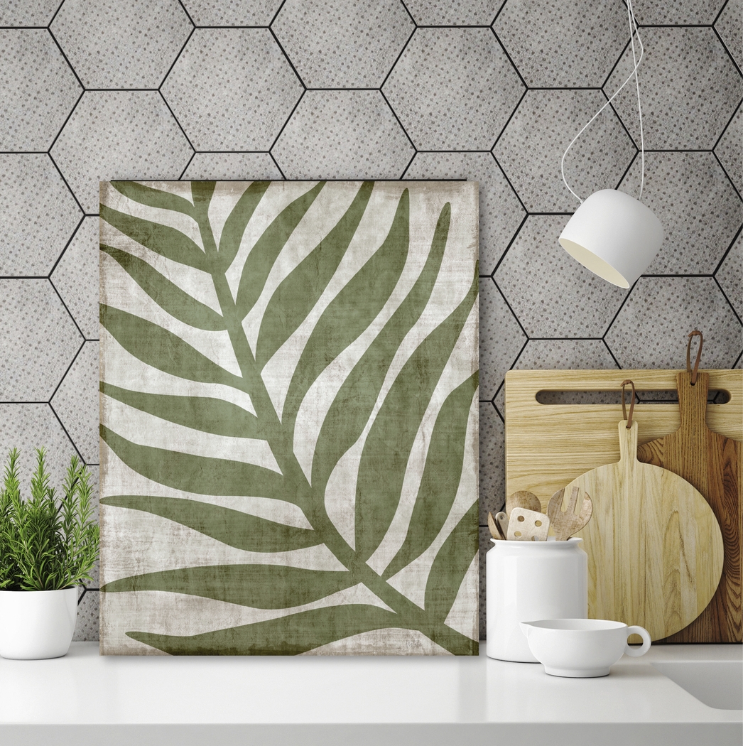 Megula Green Canvas Artwork - Thumbnail - Image 2