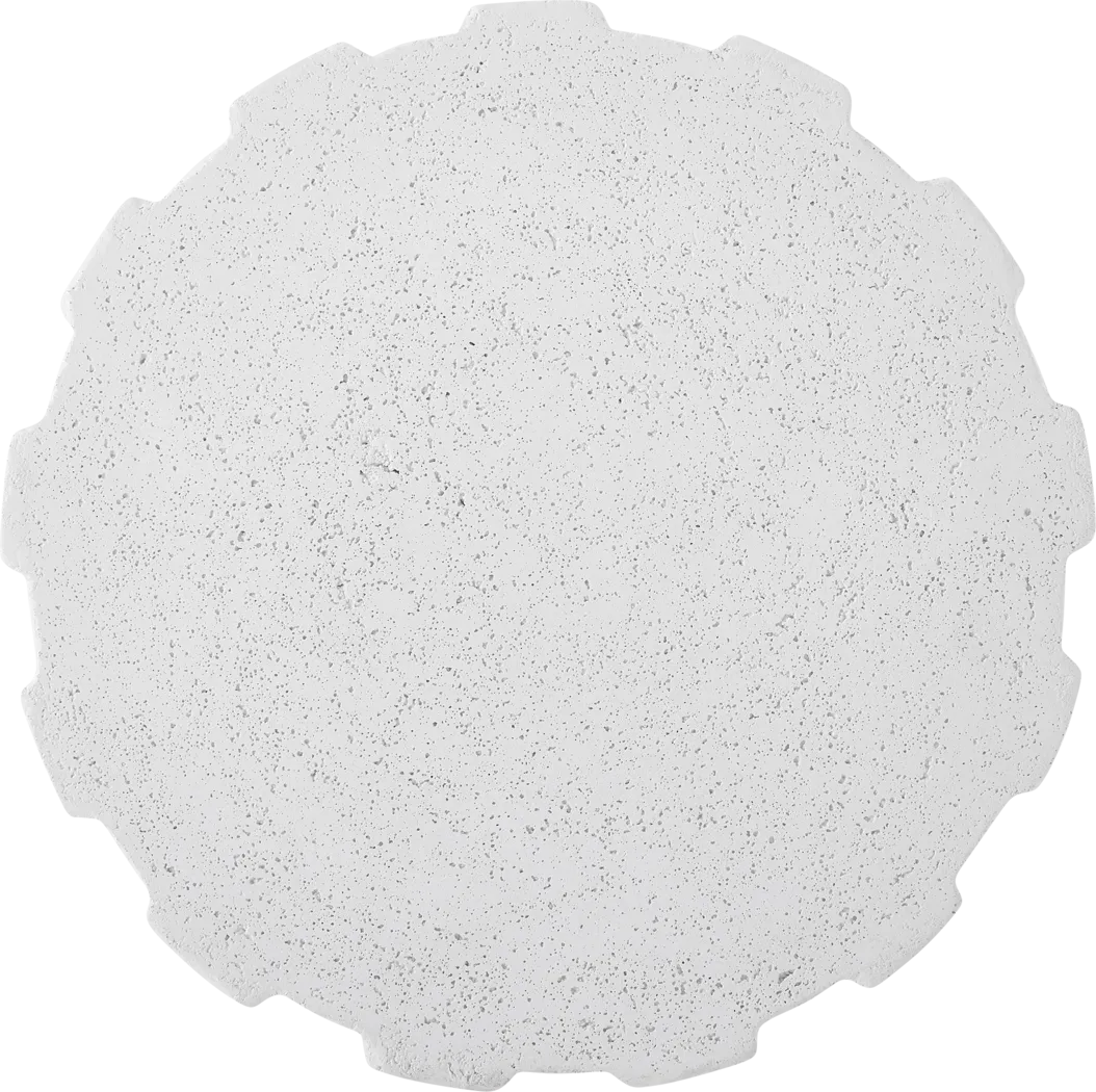 Mehedi White Outdoor End Table - Thumbnail - Image 4