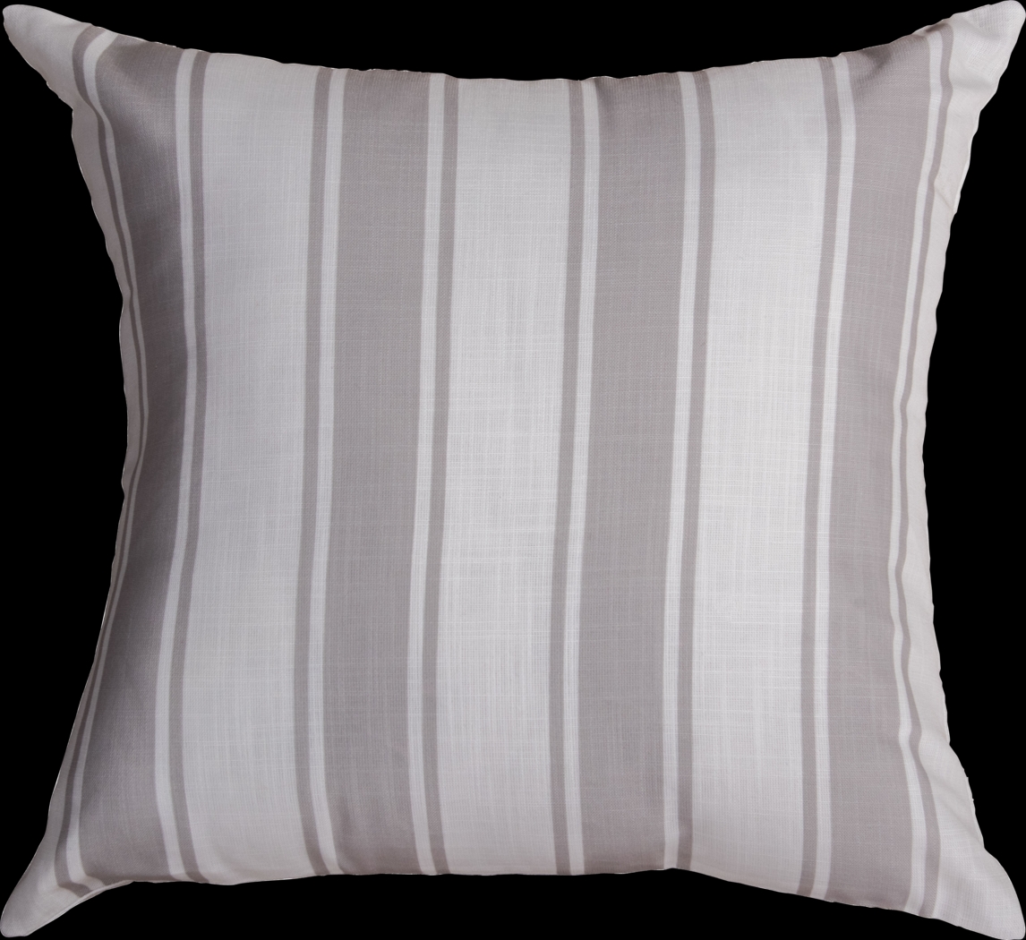 Mehis Gray Indoor/Outdoor Accent Pillow - Thumbnail - Image 1