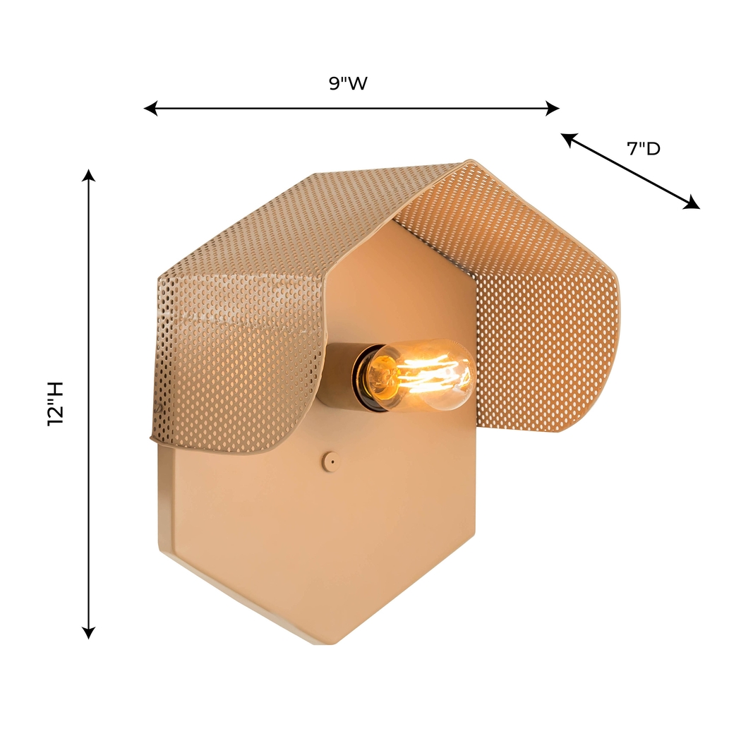 Mehlby I Beige Wall Sconce - Thumbnail - Image 8