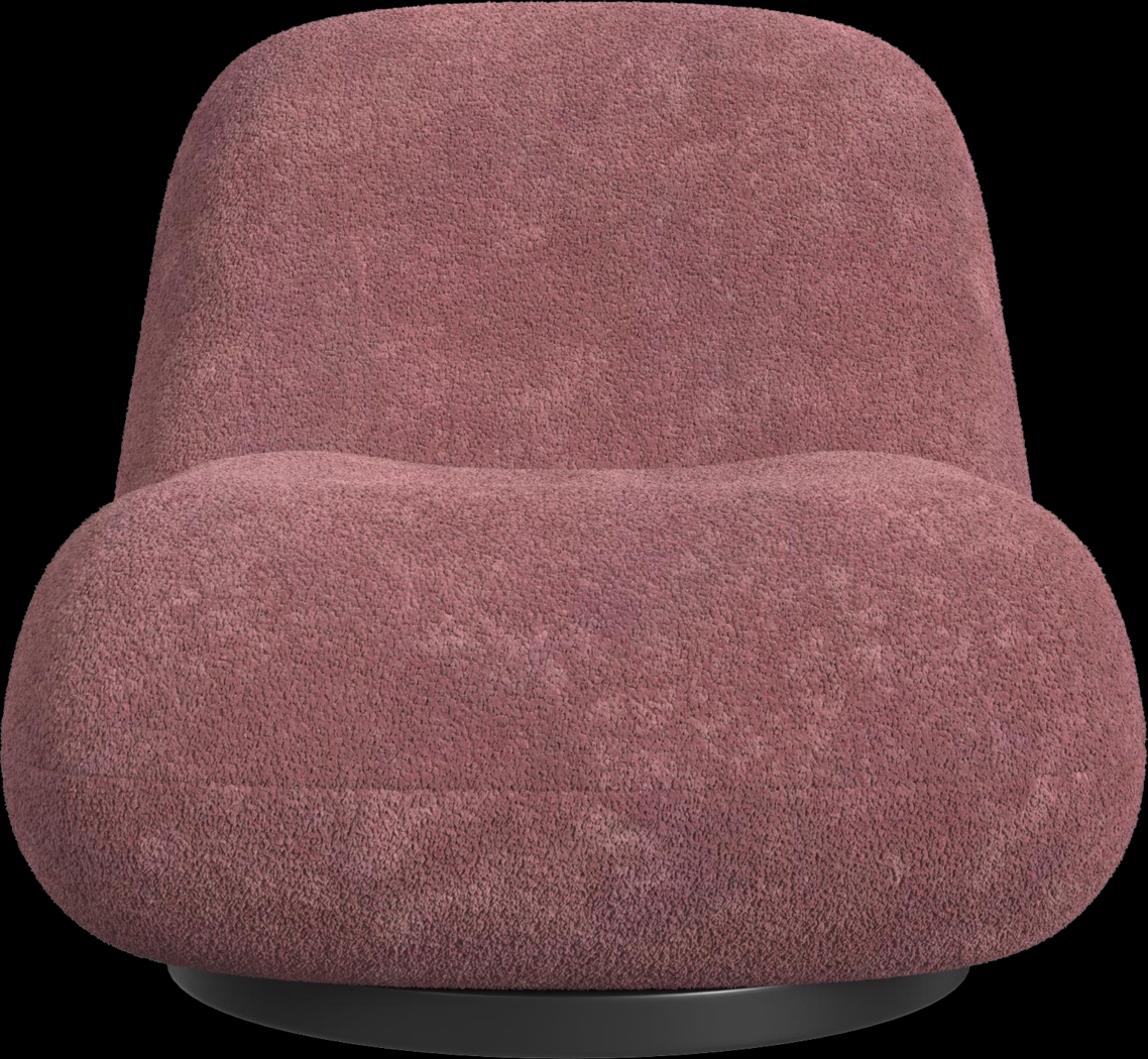 Mehville Mauve Swivel Accent Chair - Thumbnail - Image 3