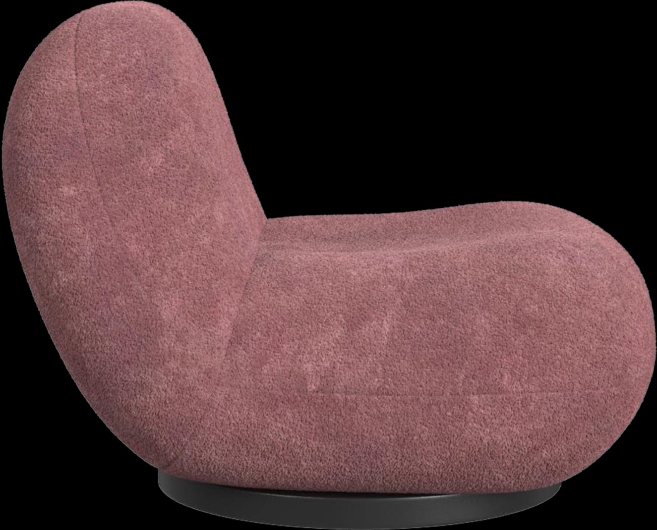 Mehville Mauve Swivel Accent Chair - Thumbnail - Image 4