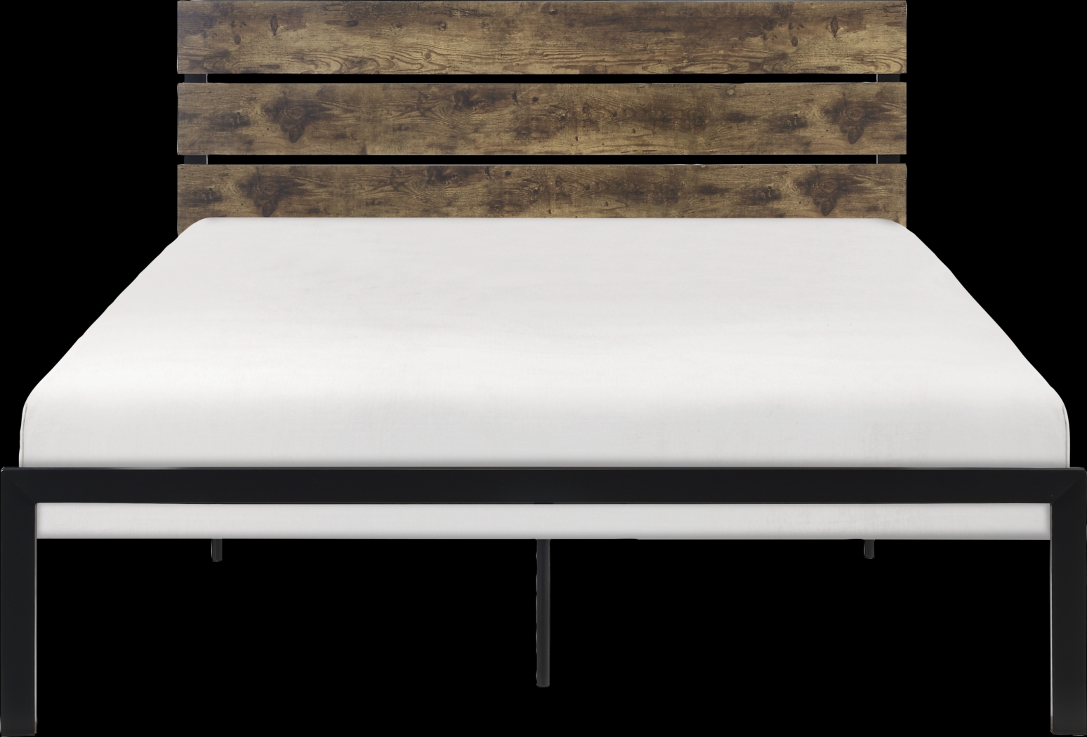 Meigs Brown Full Platform Bed - Thumbnail - Image 4